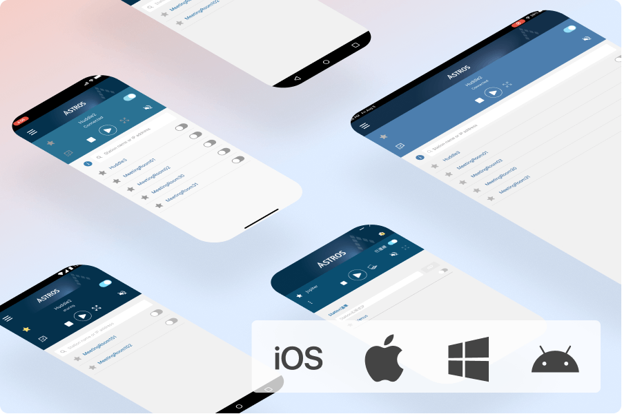 ASTROS App, ios, macos, windows, android